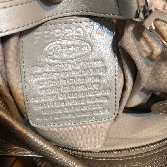 Brighton Gray Studded Crossbody Bag - Picture 7 of 7